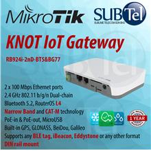 MikroTik KNOT IoT Gateway RB924i-2nD-BT5 &BG77 LTE NB-LTE BLE iBeacon