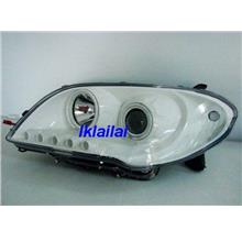 Toyota Vios '06-07 CCFL Ring Projector Head Lamp + LED Light Eyebrows