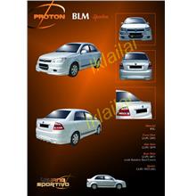 Proton Saga BLM Sportivo Full Set PU Material - Body Kits