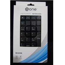 @ONE WIRED NUMERIC PAD (EK-613E) BLK