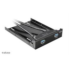 AKASA CASING PANEL 3.5' 2X USB3.0&HDD MOUNTING TRAY (AK-HDA-09B)