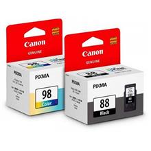 GENUINE CANON PG-88 BLACK + CL-98 COLOR INK CARTRIDGE**NEW**SEALED BOX