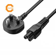 AC Power Cable with Fused CloverLeaf UK 3 Pin Plug 1.5M