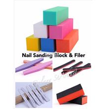 11 Mix Nail Foam-Cuticle Push Pumice Stone-Crystal File Buffer Block