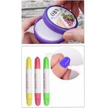 Polish Remover Pen Refillable,Nail Wipes No Fibers,Gentle Fruity Scent