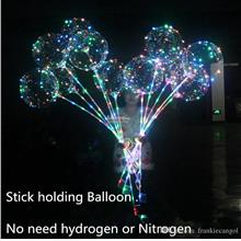 Reuse-Floating Light Up-LED Bubble Balloon-Multi Color Luminous String