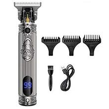 Portable Electric Hair Clipper Hollow Out Tool Bit 3D Embossment USB Charge Hi