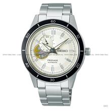 SEIKO SSA423J1 PRESAGE Style 60's Open Heart Automatic Bracelet Cream