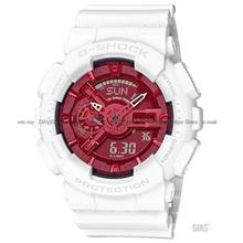 CASIO GA-110DBR-7A G-SHOCK Far East Pop Ana-Digi Resin Strap White SC
