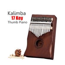 Wooden 17 Keys Acoustic Finger Thumb Piano Kalimba Music Instrument