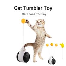 Smart Cat Toy WIth Wheels Automatic No Need Recharge Cat Toys Interactive Lrre
