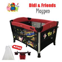 Didi & Friends Playpen With Diaper Change & Mosquito Net