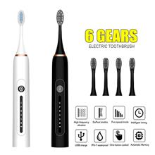 The New Six Electric Toothbrush Adult Quick Charge Type Ultrasonic Vibration E