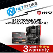 MSI B450 TOMAHAWK MAX II DDR4 ATX AMD MOTEHRBOARD