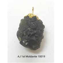 Natural Large Moldavite Pendant