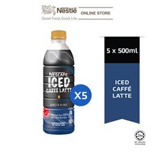 NESCAFE Iced Caffe Latte 500ml x5 bottles