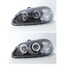 Honda Civic 96-99 Projector Head Lamp with Ring