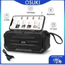 OSUKI FM Radio Bluetooth Speaker Rechargeable USB MP3 Player