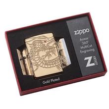 Asian Dragon 360 &deg; MultiCut 29265 Gold-Plate Zippo Lighter