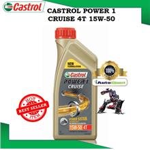 Castrol POWER1 Cruise 4T 15W-50 Synthetic Technology for Bikes (1L)