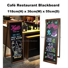 118x36cm Cafe Restaurant Blackboard Writing Board Menu Stand 2584.1