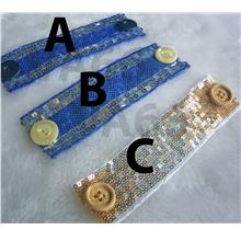 Face Mask Holder Blue Silver Gold Accessory Ear Savers Extender Lace