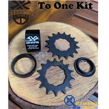 DA BOMB To One Kits For Single Speed 14T/16T