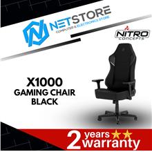 NITRO CONCEPTS X1000 GAMING CHAIR (BLACK) - NC-X1000-B
