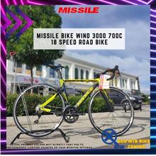MISSILE Bike Wind 3000 700c 18 Speed Road Bike