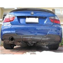 BMW E90 M-TECH Rear Bumper Diffuser Sport W/ Carbon 1 Hole / 2 Hole