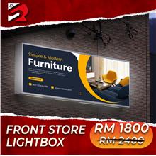 [ Pre Order] Front LED lightbox Signage 20ft x 3ft / Outdoor Signage