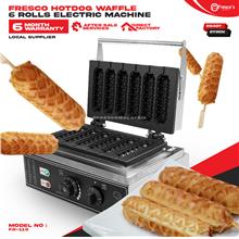 Fresco Hotdog Waffle Stick 6 Rolls Electric Machine
