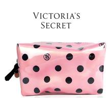 (DAS VCHB234) Authentic Victoria's Secret Polka Dot Cosmetic Pouch
