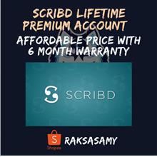 Scribd Lifetime Premium Account 6 Month Warranty Murah