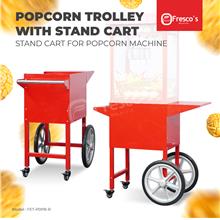 Commercial Popcorn Trolley with Stand Cart FET-P0PB-R