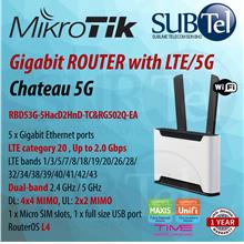 Mikrotik Chateau LTE 5G RBD53G-5HacD2HnD-TC &amp;RG502Q-EA Gigabit Router