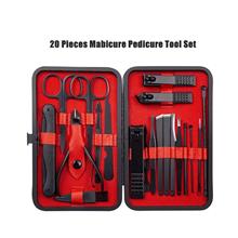 Manicure Set 20 PCS In 1 Nail Clipper Set Tools Stainless Steel Pedicure Groom