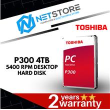 TOSHIBA P300 4TB 5400 RPM DESKTOP HARD DISK - HDWD240UZSVA