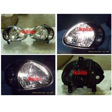 Perodua Kelisa Head Lamp Crystal Black [H4 Bulb included]