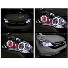 Honda CRV '07 Projector Head Lamp Colour CCFL Ring+Angel Eye