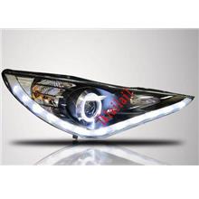 Eagle Eyes Hyundai Sonata i45 Projector Head Lamp DRL+LED Ring [HL-127