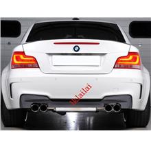 BMW 1 Series E87 '04 1M Look Rear Bumper PP Quad Outlet
