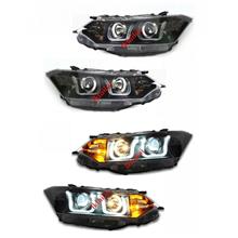 TOYOTA VIOS '13-14 U-Style LED DRL Projector Head Lamp [With Vacuum]