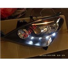 Toyota Innova Head Lamp 04 Crystal Black WProjector+LED