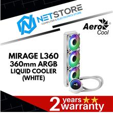 AEROCOOL MIRAGE L360 360mm ARGB LIQUID COOLER WHITE - ACLA-MR36127.71
