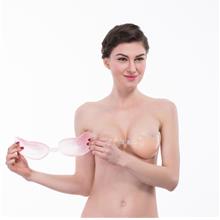 Nubra-V Bra-Silicone,Fabric-Seamless Push Up-Breast Lifting Support