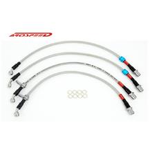 AROSPEED Steel Braided Brake Hose Honda Civic EK 4 Disc