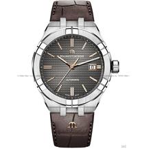 MAURICE LACROIX AI6008-SS001-331-1 AIKON Automatic 42mm Leather Brown