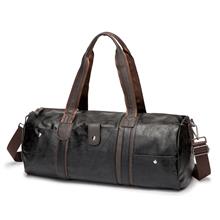 Bag Messenger Leather Sling Shoulder Gym Casual Travel Black Hand Carry Beg 44