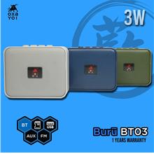 OXAYOI Buru BT03 3W Portable Speaker (Bluetooth, SD slot, USB, AUX In, FM Radi